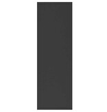 VidaXL Boekenkast/dressoir 50x25x80 cm bewerkt hout zwart