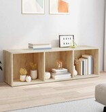 VidaXL Boekenkast/tv-meubel 36x30x114cm bewerkt hout sonoma eikenkleur