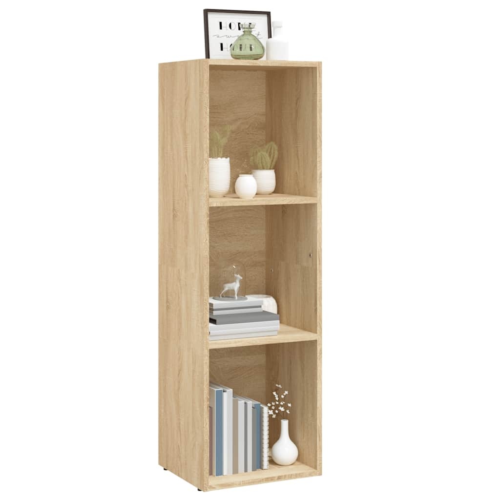VidaXL Boekenkast/tv-meubel 36x30x114cm bewerkt hout sonoma eikenkleur