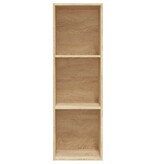 VidaXL Boekenkast/tv-meubel 36x30x114cm bewerkt hout sonoma eikenkleur