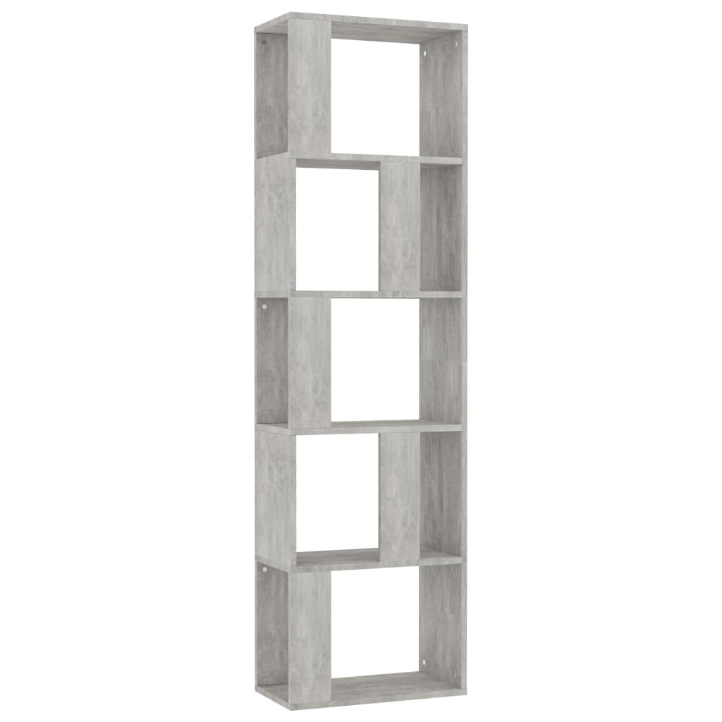 VidaXL Boekenkast/kamerscherm 45x24x159 cm bewerkt hout betongrijs