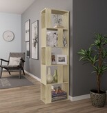 VidaXL Boekenkast/kamerscherm 45x24x159 cm bewerkt hout sonoma eiken