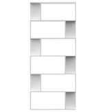 VidaXL Boekenkast/kamerscherm 80x24x192 cm spaanplaat wit