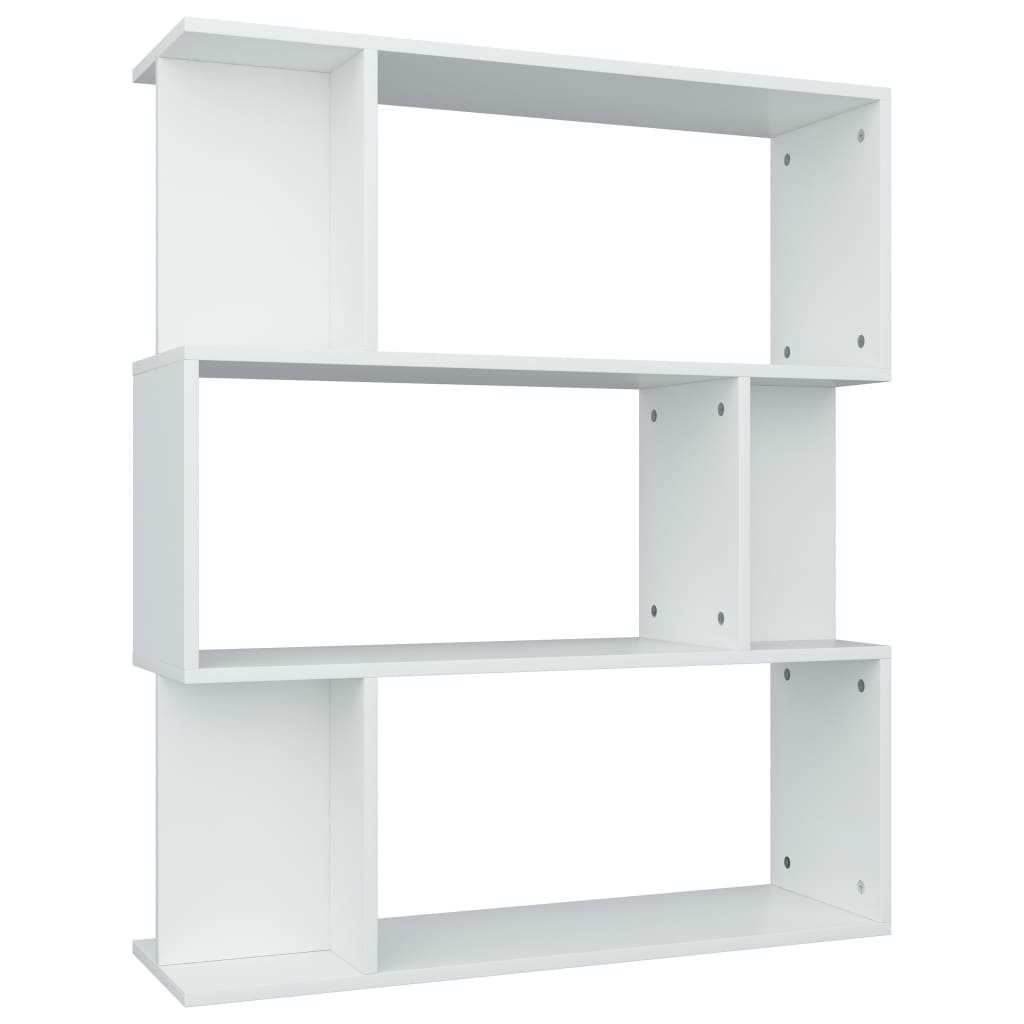 VidaXL Boekenkast/kamerscherm 80x24x96 cm bewerkt hout wit
