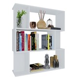 VidaXL Boekenkast/kamerscherm 80x24x96 cm bewerkt hout wit