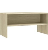 VidaXL Tv-meubel 80x40x40 cm bewerkt hout sonoma eikenkleurig