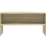VidaXL Tv-meubel 80x40x40 cm bewerkt hout sonoma eikenkleurig