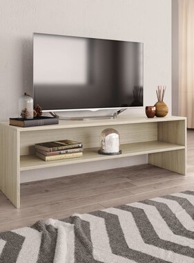 VidaXL Tv-meubel 120x40x40 cm bewerkt hout sonoma eikenkleurig