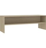 VidaXL Tv-meubel 120x40x40 cm bewerkt hout sonoma eikenkleurig