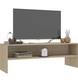 VidaXL Tv-meubel 120x40x40 cm bewerkt hout sonoma eikenkleurig
