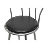 VidaXL Barstoelen 2 st kunstleer zwart