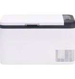 VidaXL Koelbox met handvat 18 L PP & PE zwart en wit