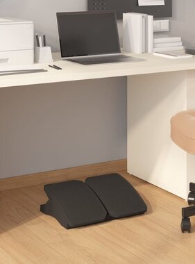 VidaXL Voetensteun 43,5x32,5x10,5 cm zwart