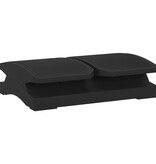 VidaXL Voetensteun 43,5x32,5x10,5 cm zwart