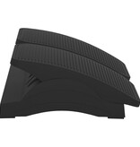 VidaXL Voetensteun 43,5x32,5x10,5 cm zwart