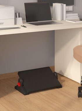 VidaXL Voetensteun 50x30,5x17 cm zwart