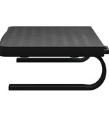 VidaXL Monitorstandaard 37x28x11,5 cm zwart