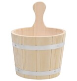 VidaXL Saunaset emmer en lepel massief grenenhout