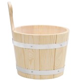 VidaXL Saunaset emmer en lepel massief grenenhout