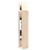 VidaXL Saunaset 2-in1 hygrothermograaf en zandloper massief grenenhout