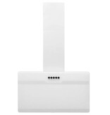 VidaXL Wandafzuigkap 60 cm staal en gehard glas wit