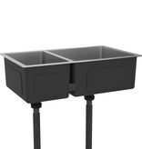 VidaXL Gootsteen roestvrij staal