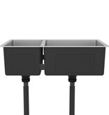 VidaXL Gootsteen roestvrij staal