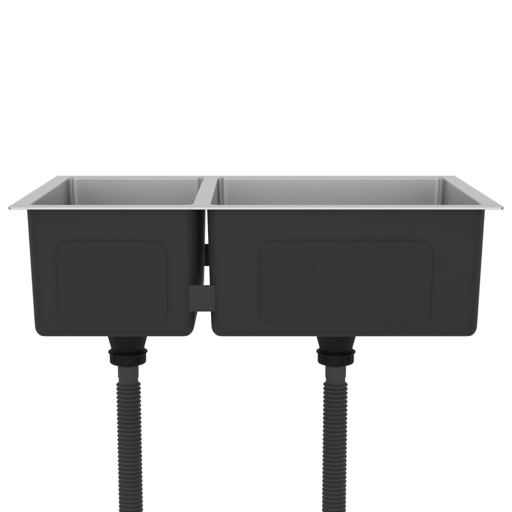 VidaXL Gootsteen roestvrij staal