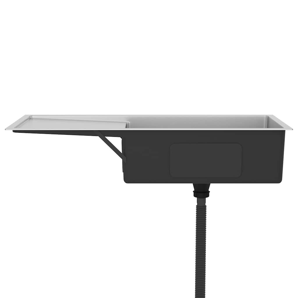 VidaXL Gootsteen handgemaakt roestvrij staal