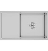 VidaXL Gootsteen handgemaakt roestvrij staal