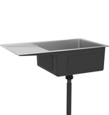 VidaXL Gootsteen handgemaakt roestvrij staal