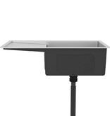 VidaXL Gootsteen handgemaakt roestvrij staal