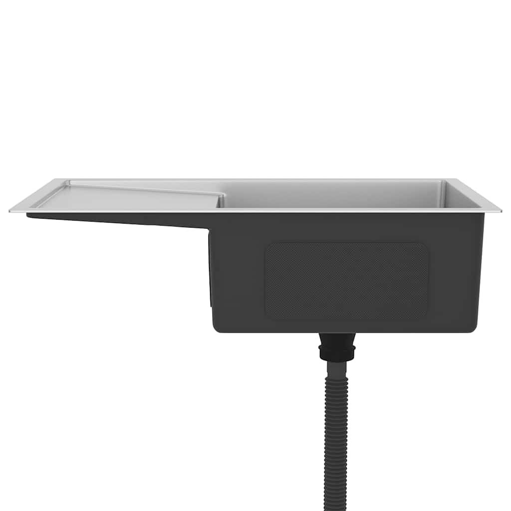 VidaXL Gootsteen handgemaakt roestvrij staal