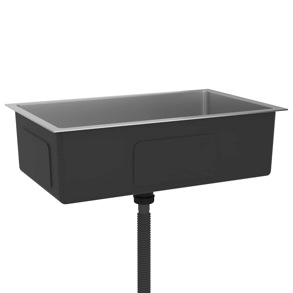 VidaXL Gootsteen handgemaakt roestvrij staal