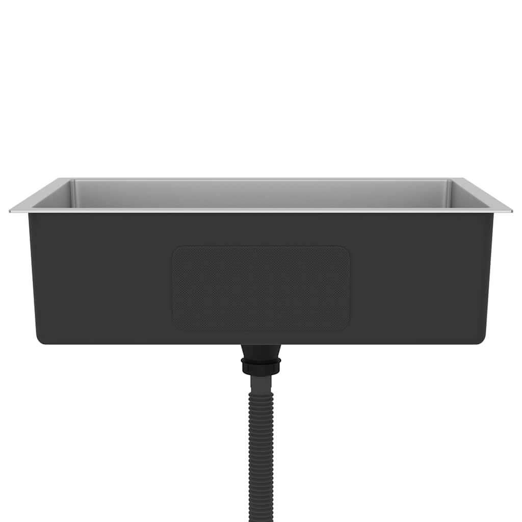 VidaXL Gootsteen handgemaakt roestvrij staal