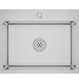 VidaXL Gootsteen handgemaakt roestvrij staal