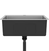 VidaXL Gootsteen handgemaakt roestvrij staal