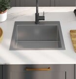 VidaXL Gootsteen handgemaakt roestvrij staal