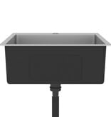 VidaXL Gootsteen handgemaakt roestvrij staal