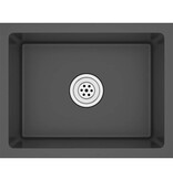 VidaXL Gootsteen handgemaakt roestvrij staal zwart