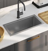 VidaXL Gootsteen handgemaakt roestvrij staal