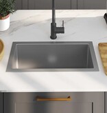 VidaXL Gootsteen handgemaakt roestvrij staal