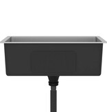 VidaXL Gootsteen handgemaakt roestvrij staal