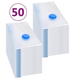 VidaXL Vacuümopbergzakken 50 st 60x40 cm