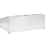 VidaXL Gastronormbakkenhouder met 8 GN 1/6 bakken roestvrij staal