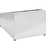 VidaXL Gastronormbakkenhouder met 4 GN 1/6 bakken roestvrij staal