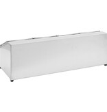 VidaXL Gastronormbakkenhouder met 4 GN 1/6 bakken roestvrij staal