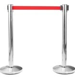 VidaXL Afzetkoord uittrekbaar 200 cm rood