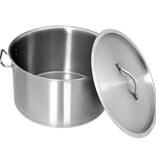 VidaXL Kookpan 58 L 50x30 cm roestvrij staal