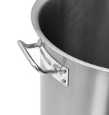 VidaXL Kookpan 58 L 50x30 cm roestvrij staal